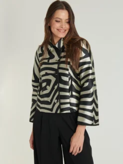 PAULE KA Veste Courte En Jacquard Zébré