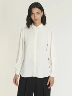 PAULE KA Chemise En Crêpe Envers Satin